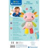 Clementoni Baby 17558 Alex l Axolotl, Peluche Interattivo Parlante in Italiano per Bambini di 6+ Mesi, Stimola Lo Sviluppo Sens