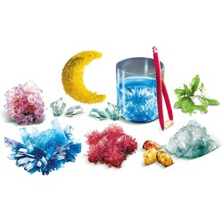 Clementoni - 19232 Laboratorio Cristalli - Cristalli Giganti - Scienza e Gioco Lab, Esperimenti Mineralogia per Bambini 8 Anni