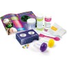 Clementoni Scienza e Gioco Lab - 19397 Slime Fluo, Kit di Esperimenti per Bambini 8+, Laboratorio per Creare Slime Fluorescenti