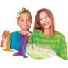 Clementoni Scienza e Gioco Lab - 19397 Slime Fluo, Kit di Esperimenti per Bambini 8+, Laboratorio per Creare Slime Fluorescenti