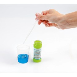 Clementoni Scienza e Gioco Lab - 19397 Slime Fluo, Kit di Esperimenti per Bambini 8+, Laboratorio per Creare Slime Fluorescenti