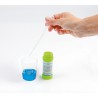 Clementoni Scienza e Gioco Lab - 19397 Slime Fluo, Kit di Esperimenti per Bambini 8+, Laboratorio per Creare Slime Fluorescenti
