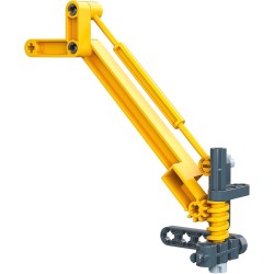 Clementoni Scienza e Gioco 19405 Laboratorio di Meccanica - Sollevatore, Set di Costruzioni, Scopri i Principi dell Ingegneria