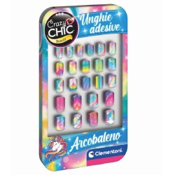 Clementoni Crazy Chic Unghie Adesive Arcobaleno - CL18133
