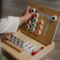 Dal Negro - Codice In Tempo, gioco di abilità in legno adatto ai bambini dai 6 anni in su - 54119