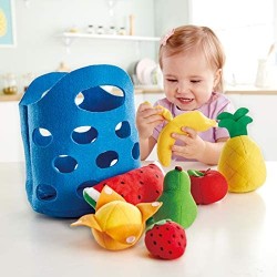 Hape - Cesto di Frutta per Bambini Utensili da Cucina, E3169