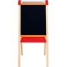 Hape - Cavalletto Piccoli artisti, Cavalletto Creativo in Legno a Due Facce, Altezza Regolabile per Bambini
