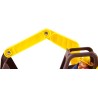 Hape - Escavatore scava e raccogli in legno| Con torretta rotante a 360°, pala mobile, operaio e vano portaoggetti | Veicolo ed