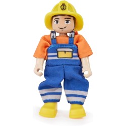 Hape - Camion di carico Giocattolo per Bambini, Grande Pala Flessibile e Accessori da Cantiere, Adatto dai 3 Anni