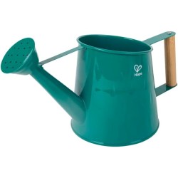 Hape Nature Fun - Set da Giardinaggio: annaffiatoio, spatola, rastrello e minivanga in Ferro e bambù per Piccoli giardinieri da