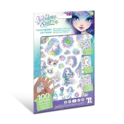 Hape - Tatuaggi Temporanei Nebulous Star, Adesivi per tatuaggi con disegni multipli, 3 assortimenti, 1 pezzo