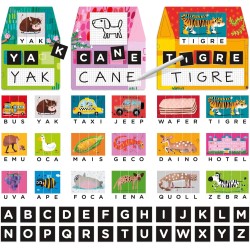 Headu - Laboratorio di Scrittura Montessori - Leggo e Scrivo con 3 Metodi Divertenti | Giochi Educativi 3-6 Anni, Gioco Montess