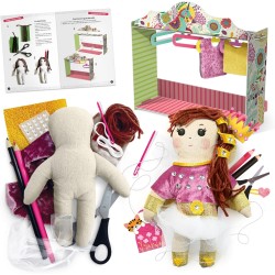 Headu - Bamboline Cuci E Vesti Con Tecniche Facili Da Imparare It56918 Gioco Art & Craft Per Bambini 4-8 Anni