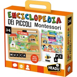 Headu - Enciclopedia Dei Piccoli Montessori Scrivere Leggere E Conoscere Le Parole It57250 Gioco Educativo Per Bambini 3-6 Anni