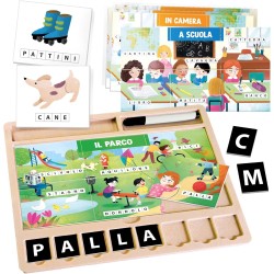 Headu - Enciclopedia Dei Piccoli Montessori Scrivere Leggere E Conoscere Le Parole It57250 Gioco Educativo Per Bambini 3-6 Anni