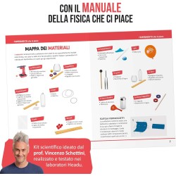 Headu - LA FISICA CHE CI PIACE - L Esperimento Che Ci Piace: Il box degli esperimenti wow IT57458 Gioco Educativo 8-12 Anni con