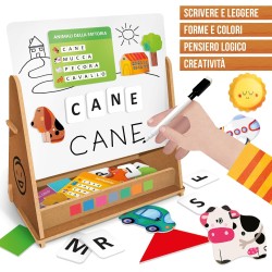 Headu - Lavagna Didattica Montessori Con il più ricco programma didattico per imparare a 3 anni IT59520 Gioco Educativo 3-6 Ann