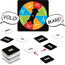 Ludic - Parolì Parolà Il gioco di parole in testa e… in coda! IT59865 Gioco Di Società Per La Famiglia Per 2-6 Giocatori