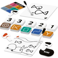 Ludic - ArtisticaMente - Il Gioco dei Disegni Geniali - da 3 a 6 Giocatori, Anni 8+, un Gioco di Società per Tutta la Famiglia 