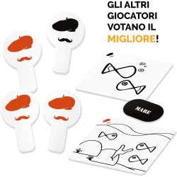 Ludic - ArtisticaMente - Il Gioco dei Disegni Geniali - da 3 a 6 Giocatori, Anni 8+, un Gioco di Società per Tutta la Famiglia 