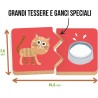 Headu - Cosa Mangiano i Cuccioli - Logica e Manualità per i piccoli | Gioco Educativo 2-4 Anni - Giochi in Lengo, Attività Dida