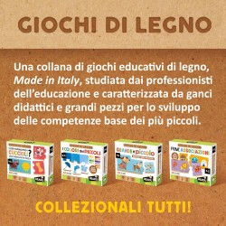 Headu - Cosa Mangiano i Cuccioli - Logica e Manualità per i piccoli | Gioco Educativo 2-4 Anni - Giochi in Lengo, Attività Dida