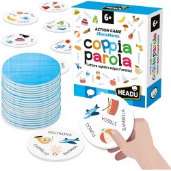 Headu - Coppia Parola - Un gioco Di Lettura Rapida e Colpo D Occhio | Giochi Educativi 5-8 Anni, Giochi Da Tavolo Bambini, Gioc