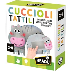 Headu - Cuccioli Tattili Montessori, Un Gioco Educativo di Logica e Manualità fine, per Bambini dai 2 ai 4 anni
