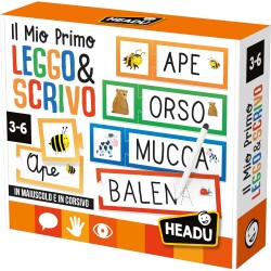 Headu - Il Mio Primo Leggo e Scrivo, Imparo a Leggere e Scrivere a tre anni, Un Gioco Educativo per Bambini dai 3 ai 6 anni