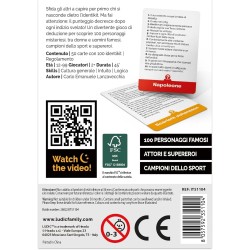 Ludic - Identikit Il Gioco Degli Indizi Per Eccellenza It51104 Gioco Di Società Formato Viaggio Per 1+Giocatori