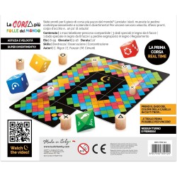 Ludic - La Corsa Più Folle del Mondo Il Gioco Real Time di Prontezza e Colpo d Occhio IT59124 Gioco Di Società Per La Famiglia 