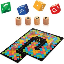 Ludic - La Corsa Più Folle del Mondo Il Gioco Real Time di Prontezza e Colpo d Occhio IT59124 Gioco Di Società Per La Famiglia 