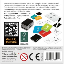 Ludic - Rubalettere Una supersfida sfida di lessico e… velocità! IT59858 Gioco Di Società Per La Famiglia Per 2-6 Giocatori