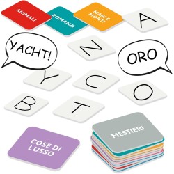 Ludic - Rubalettere Una supersfida sfida di lessico e… velocità! IT59858 Gioco Di Società Per La Famiglia Per 2-6 Giocatori