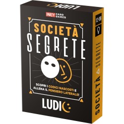 Ludic - Società Segrete - Scopri i Codici Nascosti e Allena il Pensiero Laterale! - Gioco di Società 2-6 Giocatori, Anni 8+, Un