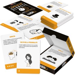 Ludic - Società Segrete - Scopri i Codici Nascosti e Allena il Pensiero Laterale! - Gioco di Società 2-6 Giocatori, Anni 8+, Un