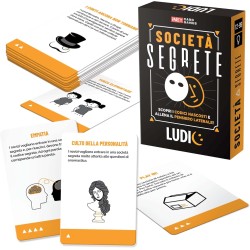 Ludic - Società Segrete - Scopri i Codici Nascosti e Allena il Pensiero Laterale! - Gioco di Società 2-6 Giocatori, Anni 8+, Un