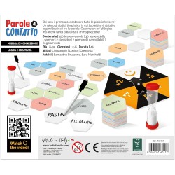 Ludic - Parole a Contatto Collega le parole in modo creativo! IT60117 Gioco Di Società Per La Famiglia Per 2-6 Giocatori