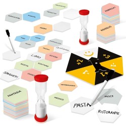 Ludic - Parole a Contatto Collega le parole in modo creativo! IT60117 Gioco Di Società Per La Famiglia Per 2-6 Giocatori