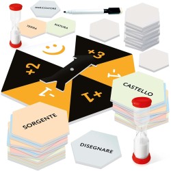 Ludic - Parole a Contatto Collega le parole in modo creativo! IT60117 Gioco Di Società Per La Famiglia Per 2-6 Giocatori