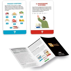 Ludic - Enigmi e Trabocchetti - Sfide di Pensiero Verticale e Laterale - Gioco di Società per 1 o più Giocatori, Anni 10+, Un G