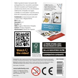 Ludic - Storie a bivi - Racconti-Gioco Allenamente - Gioco di Società per 1 o più Giocatori, Anni 10+, Un Gioco di Carte per Tu