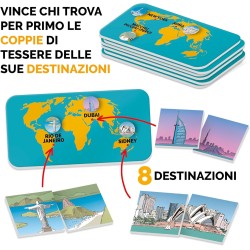 Ludic - Quo Vadis - Il Gioco delle Meraviglie del Mondo - da 2 a 6 Giocatori, Anni 8+, Un Gioco di Memoria, Cultura Generale e 