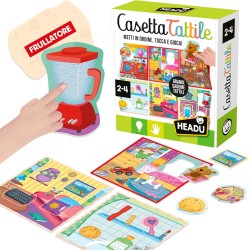 Headu - Casetta Tattile - Metti in Ordine, Tocca e Gioca! - Un Gioco Educativo per Bambini dai 2 ai 4 Anni - Made in Italy | IT
