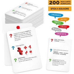 LUDIC - Active Minds La Grande Sfida - Il Grande Gioco Allena-Mente | Giochi Di Società Per Tutta La Famiglia, Bambini e Adulti