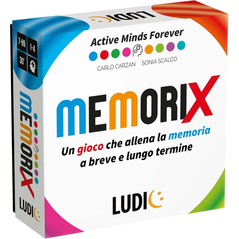 Ludic - Memorix - Un Gioco Che Allena La Memoria a Breve e Lungo Termine! | Giochi di Società per Tutta la Famiglia, Gioco Da T