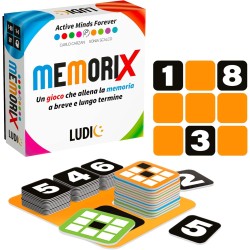 Ludic - Memorix - Un Gioco Che Allena La Memoria a Breve e Lungo Termine! | Giochi di Società per Tutta la Famiglia, Gioco Da T