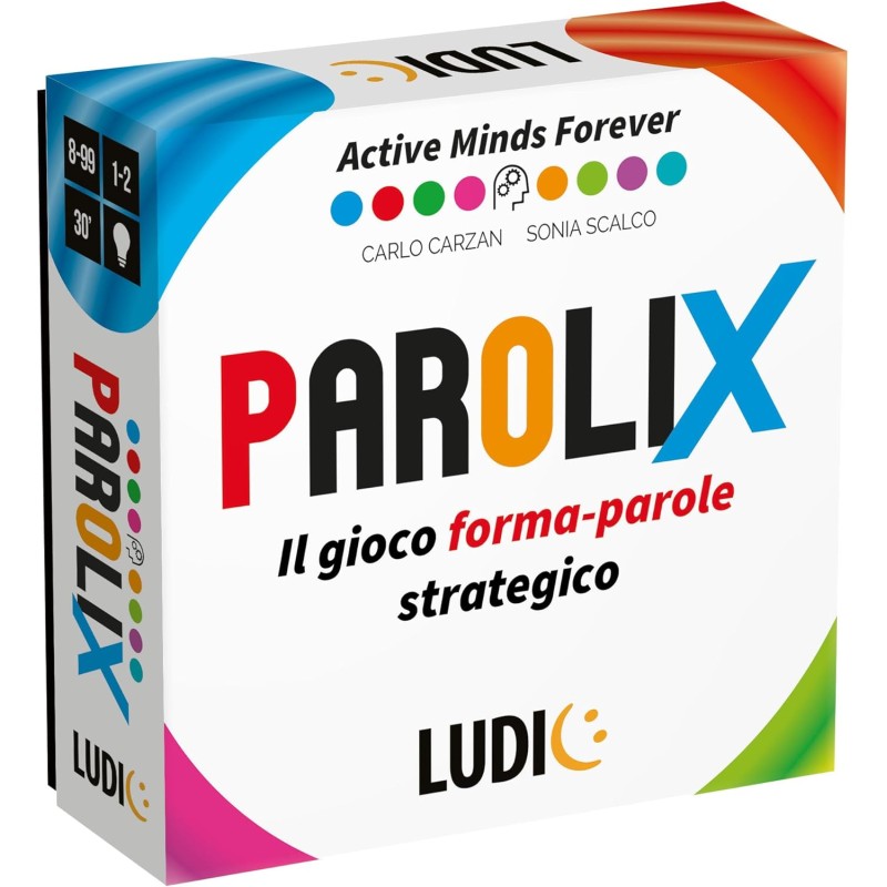 Ludic - Parolix - Il Gioco Forma-Parole Strategico | Giochi di Società per Tutta la Famiglia, Gioco Da Tavolo, Giochi Intellige