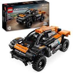 LEGO 42166 Technic NEOM McLaren Extreme E Race Car, Macchina Giocattolo Fuoristrada con Funzione Pull-Back, Fan dei Modellini d
