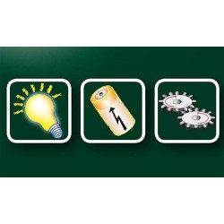 Theo Klein 8417 Set da artigiano Bosch, 37 pezzi I Trapano avvitatore cordless per bambini con luce e suono I Attrezzi e access